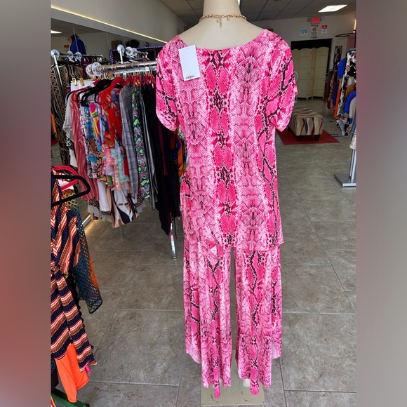 Pink snake print outfit set - Picture 6 of 8